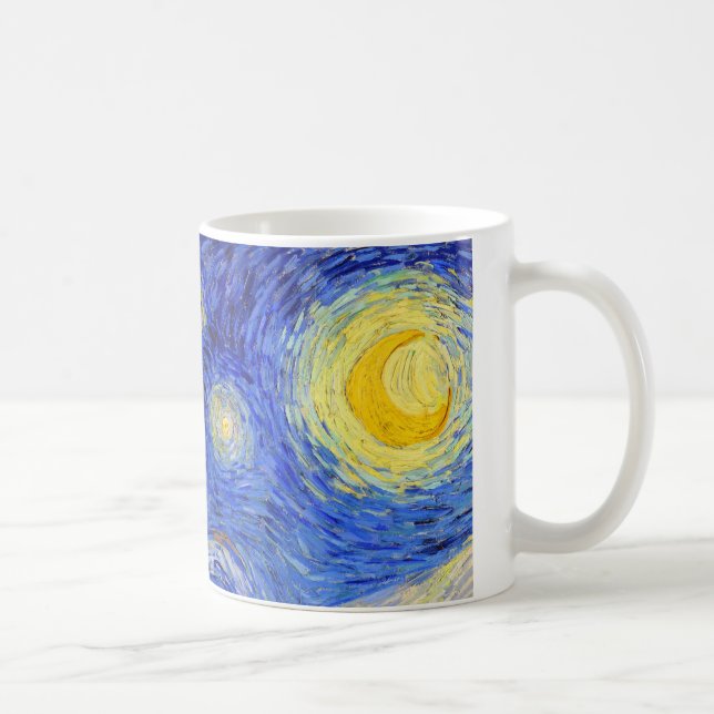 Vincent Willem van Gogh, “ Starry Night ” Coffee Mug (Right)
