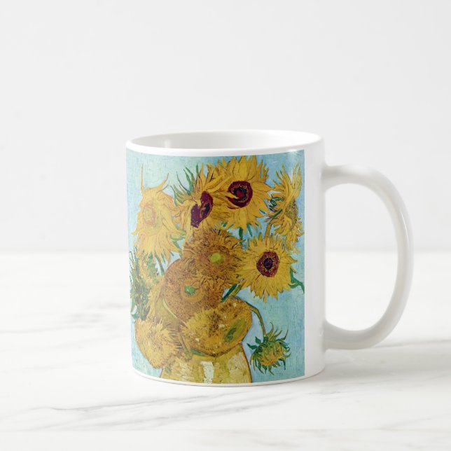 Vincent Willem van Gogh , “ Sunflowers ” コーヒーマグカップ Coffee Mug (Right)