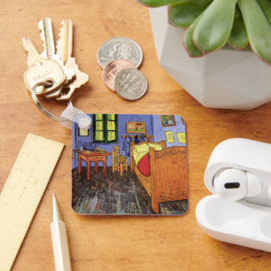 Vincent's Bedroom in Arles by Vincent van Gogh Keychain
