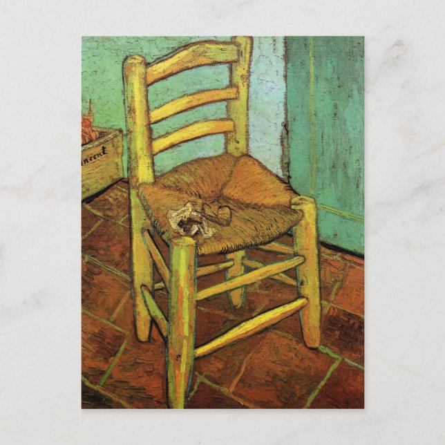 Vincent's Chair with His Pipe by Vincent van Gogh Postcard (Front)