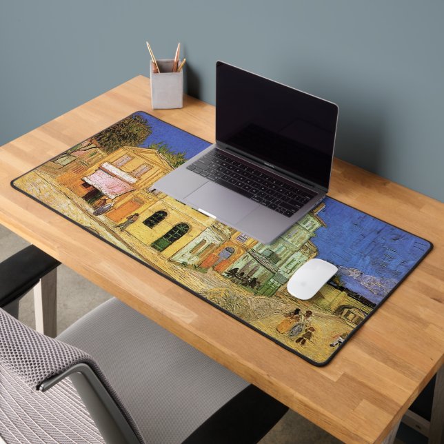 Vincent's House in Arles by Vincent van Gogh Desk Mat (Office 2)