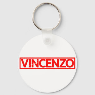 Vincenzo Stamp Keychain