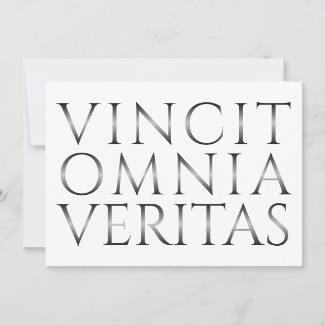 VINCIT OMNIA VERITAS - Light (Front)
