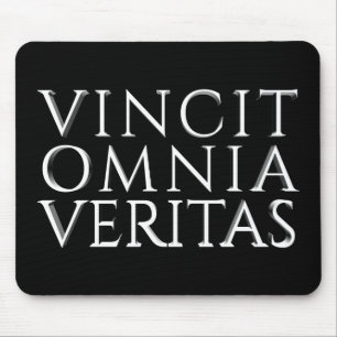 VINCIT OMNIA VERITAS MOUSE PAD