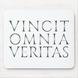 VINCIT OMNIA VERITAS MOUSE PAD