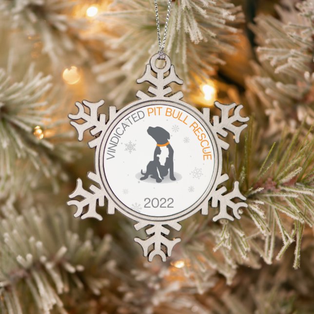 Vindicated Rescue Snowflake Framed Ornament (Tree)