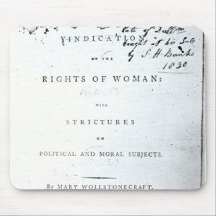 Vindication of the Rights of Woman' Mouse Pad