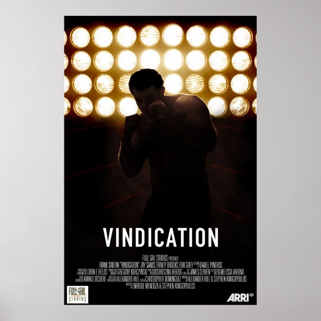 Vindication Poster (Front)