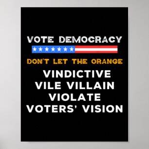 Vindictive Vile Villain Violate Voters Vision Kama Poster
