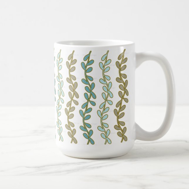 Vine and Leaf Mug (Right)