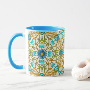 Vine by William Morris, Vintage Textile Art Mug