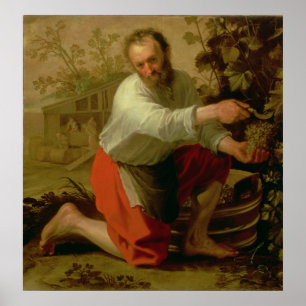 Vine Grower, 1628 Poster