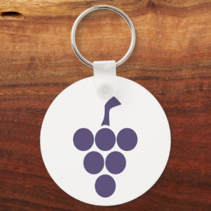 Vine Or  Wine For Grape And Grapevine Sommelier Keychain