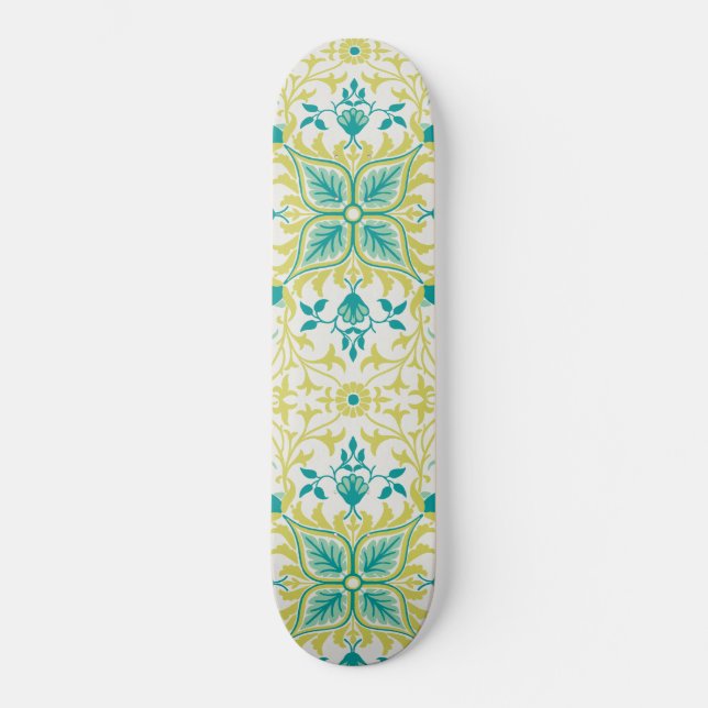 Vine Pattern (by William Morris) Skateboard (Front)