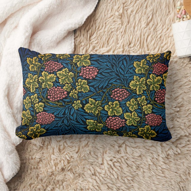 Vine Pattern Lumbar Pillow (Blanket)