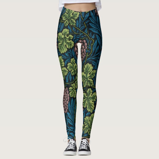 Vine Pattern, William Morris Leggings (Front)