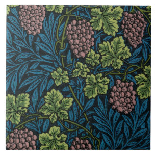 Vine Pattern, William Morris Tile