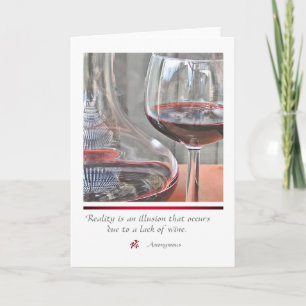 VINE ROUGE avec carte de devis