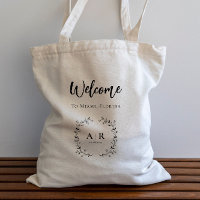 Vine Scroll Wedding Welcome Bag, Hotel Guest