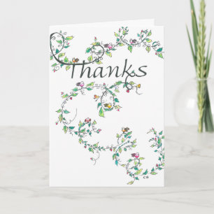 "Vine" Thank You Card