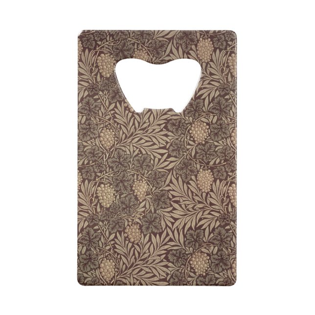 'Vine' wallpaper design, 1873 Wallet Bottle Opener (Front)