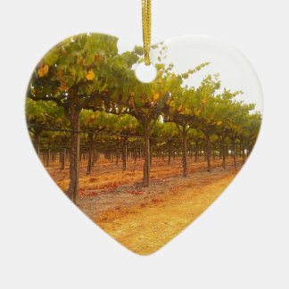 Vines Aligned Ceramic Ornament