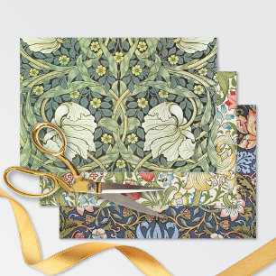 Vines, Birds, Pimpernel William Morris Patterns Wrapping Paper Sheet
