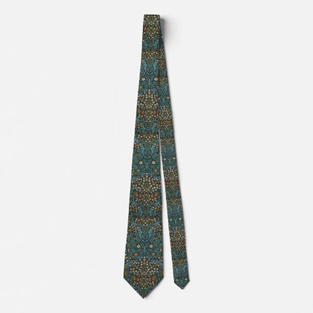 Vines, flowers, and leaves tie (Front)