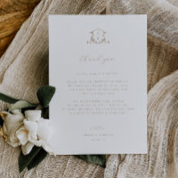 Vines intemporelles Crest Réception Carte de remer