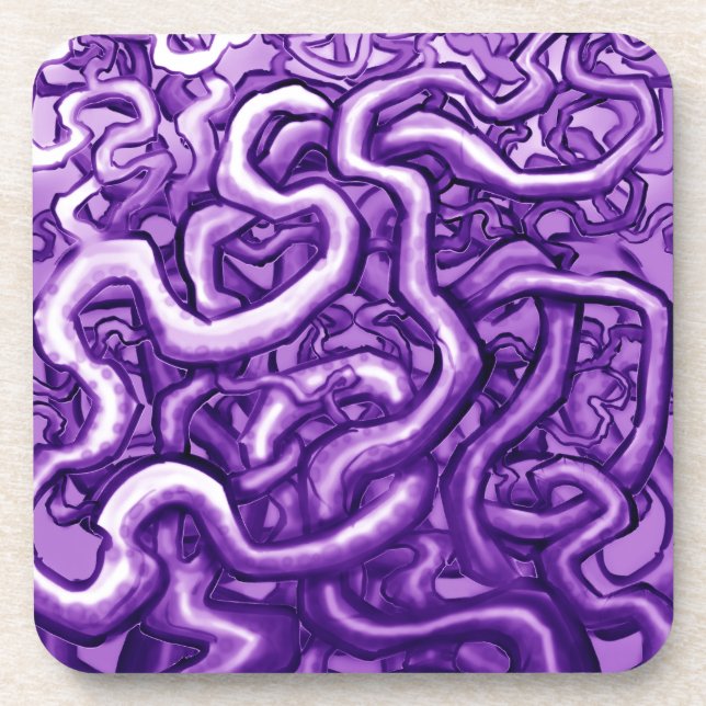 Vines of Purple Coaster (Front)