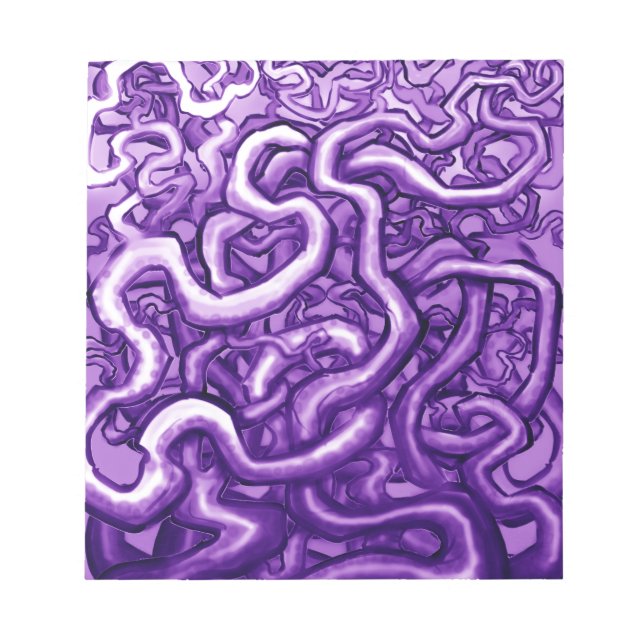 Vines of Purple Notepad (Front)