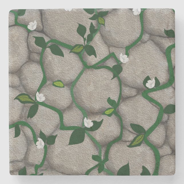 Vines Stone Coaster (Front)
