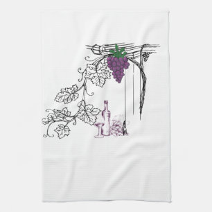 Vineyard  kitchen towel
