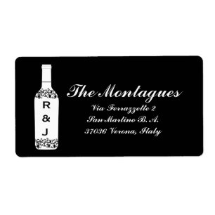 Vineyard Wedding Address Labels