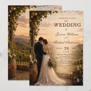 Vineyard Wedding Invitation