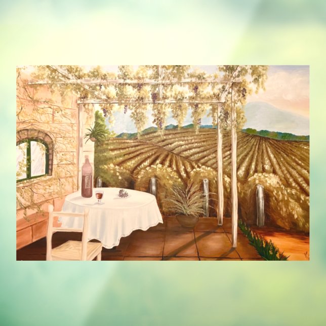 Vineyard Window Cling (Sheet 3)
