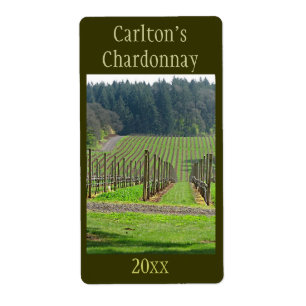 Vineyard Wine Label