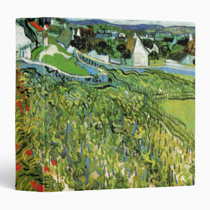 Vineyards with View of Auvers by Vincent van Gogh Binder