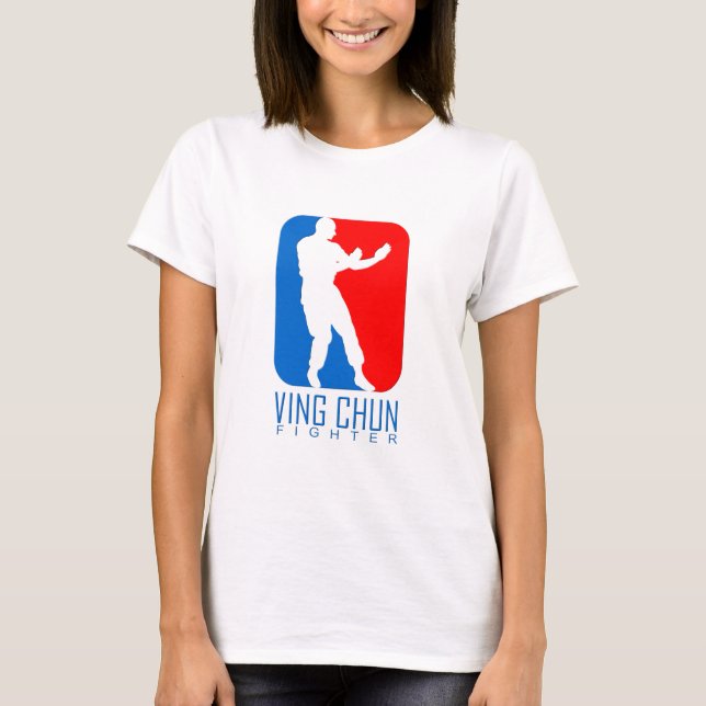 Ving Chun Fighter Emblem (Ip Man Linage) T-Shirt (Front)