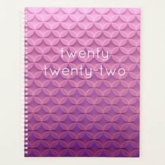 Vingt-deux Motif rose violet moderne