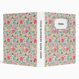 Vingtage Summer Wildflowers Meadow Binder