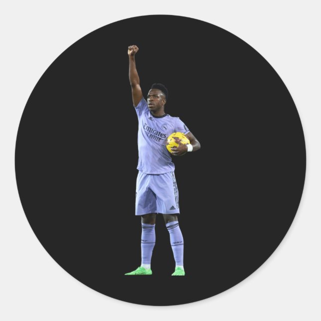 Vinicius Junior  Classic Round Sticker (Front)