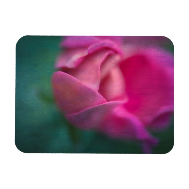 Vining Geranium Bud, Digitally Altered Magnet (Horizontal)