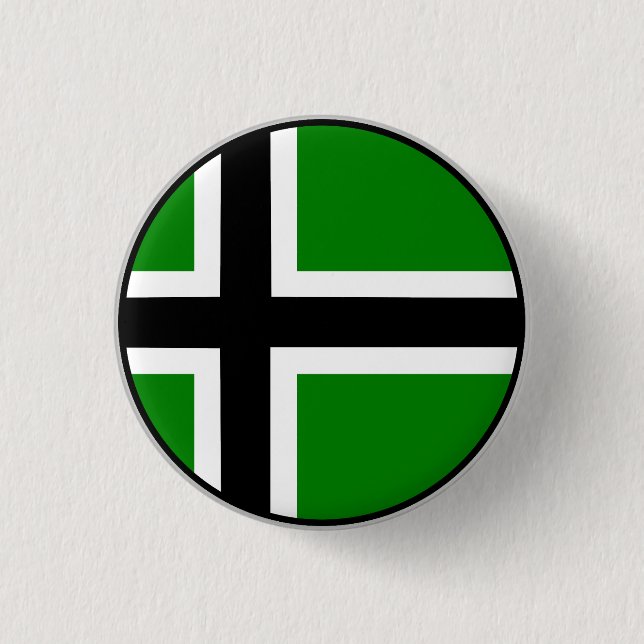 Vinland Flag 1 Inch Round Button (Front)