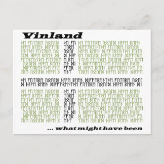 Vinland Runic Flag - What Might Have Been Postcard