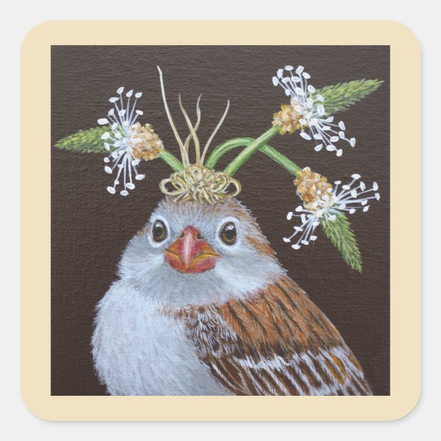 Vinnie les autocollants de moineau de campagne (Devant)
