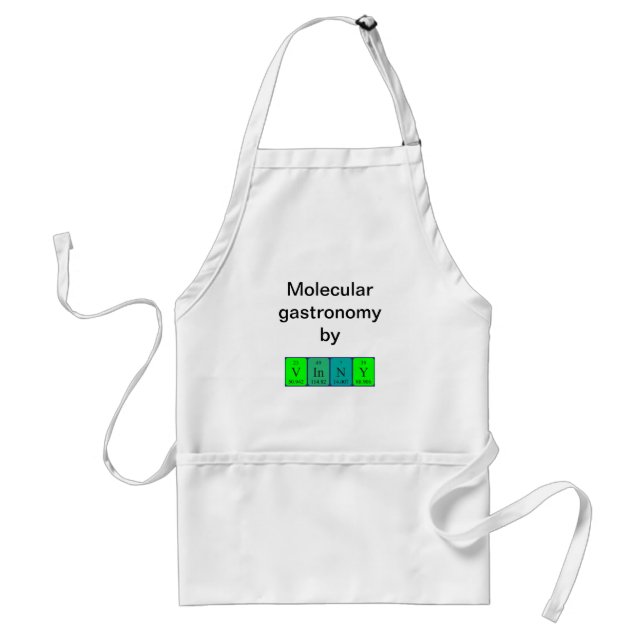 Vinny periodic table name apron (Front)