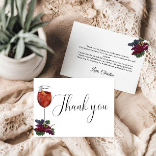 Vino avant les voeux Fête des mariées Carte de rem