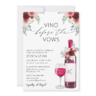 Vino Avant Vows Vine Bridal Showée Invitation