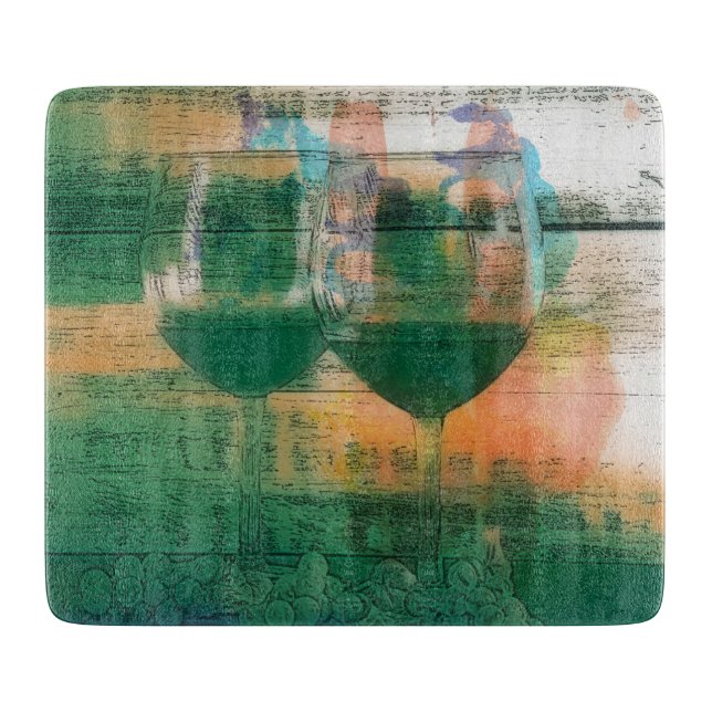 Vino in Green Cutting Board (Front)